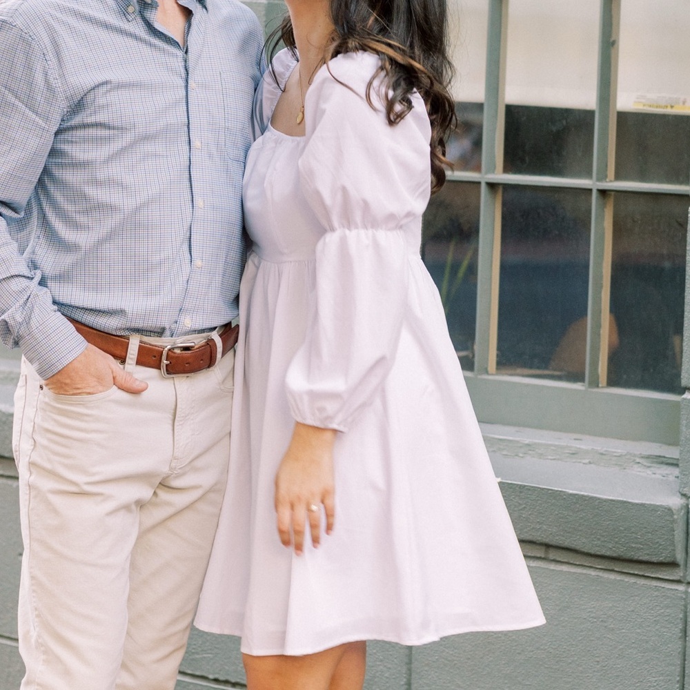 White Engagement Dress